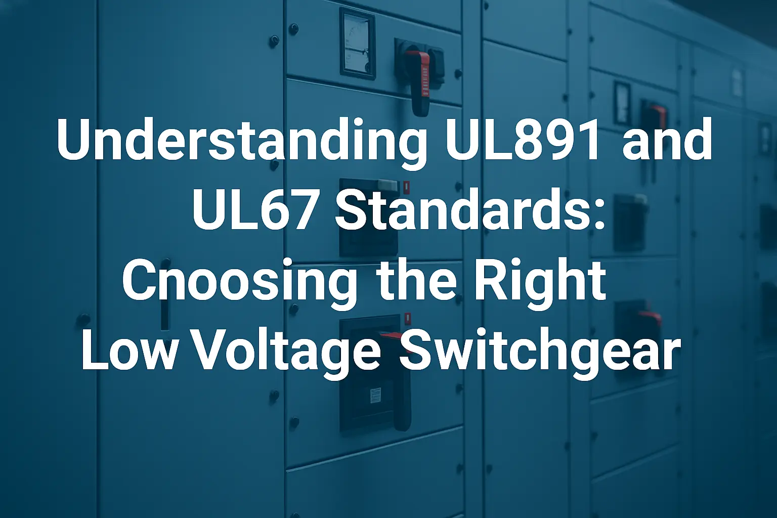 Understanding UL891 and UL67 Standards: Choosing the Right Low Voltage Switchgear