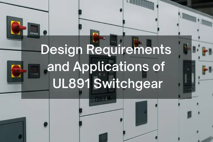 Design Requirements and Applications of UL891 Switchgear