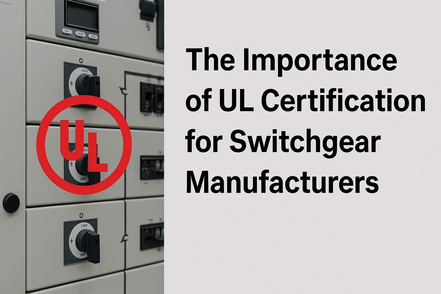 The Importance of UL Certification for Switchgear Manufacturers