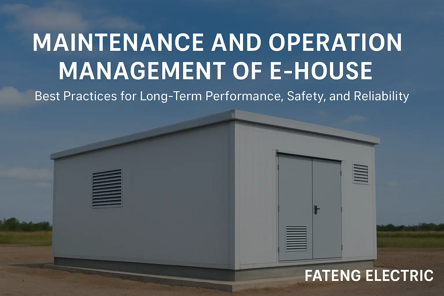 Maintenance and Operation Management of E-house